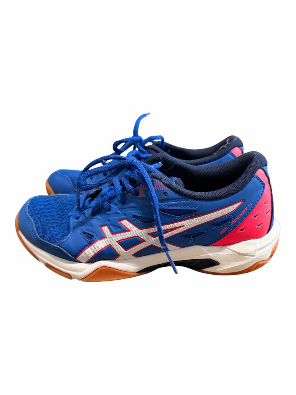 Asics Blue, Pink & White Running Shoes